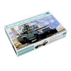 Trumpeter 1:35 일본 육상자위대73식 Light Type 카고트럭정찰 Type 프라모델, 1개
