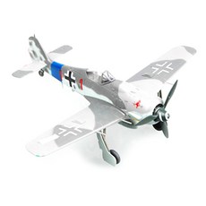 EasyModel 1:72 FW190 A-8 전투기 완성품 프라모델 전투기, 1개
