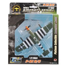 EasyModel 1:72 P-51B Cpt Clarence Bud Anderson 362thFS/357thFG 완성품 프라모델 전투기, 1개