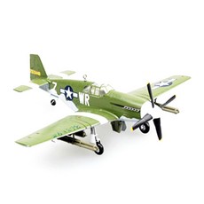 EasyModel 1:72 P-51B 1st Lieutenant Henry Brown 완성품 프라모델 전투기, 1개