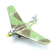 EasyModel 1:72 2차 대전 독일 Me163 B-1a KOMET 로켓 추진식 전투기 완성품 프라모델, 1개