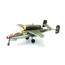 EasyModel 1:72 He 162 JG1 1945 완성품 프라모델 전투기, 1개