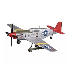 EasyModel 1:72 P51C MUSTANG 전투기 완성품 프라모델, 1개