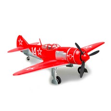 EasyModel 1:72 La-7 Red 14 완성품 프라모델 전투기, 1개