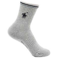 Dossi 女士中筒運動襪 5雙入, 灰色