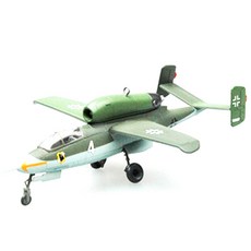 EasyModel 1:72 He 162 Leck airfield 독일 1945 완성품 프라모델 전투기, 1개
