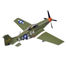 EasyModel 1:48 P51DA J ROBERTSON 전투기 완성품 프라모델, 1개