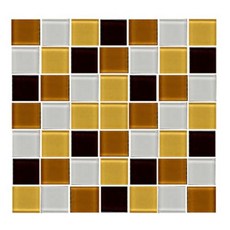 유로세라믹 KD-14 BROWN 모자이크 타일 300 x 300 mm 20kg, 브라운, 19개입