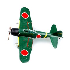 EasyModel 1:72 일본 ZERO FIGHTER 쓰쿠바 해군 항공병중대 1945년식 7월 완성품 프라모델 전투기, 1개
