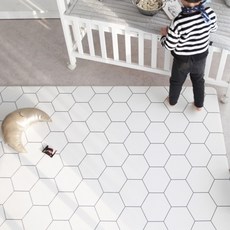 데코뷰 양면쿠션 놀이방매트, 모던헥사곤