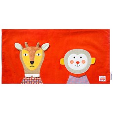 물랑로티 Les Popipop Panther Cushion 유아 담요, 혼합 색상