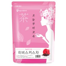 더순수렛츠미 오늘부터꼬옥 히비스커스차, 1g, 50개입