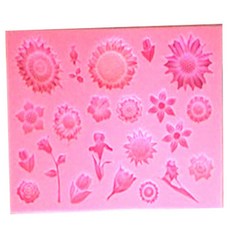 籠花系列03-22球矽膠手工模具, 隨機發貨