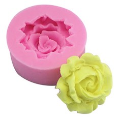 수제몰드 25mm 장미꽃 1구 2p, 랜덤 발송