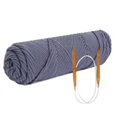 쁘띠목도리 DIY 올뉴 코튼롤 뜨개실 4p + 줄바늘 7mm + 도안, 1세트, 16번 디젤