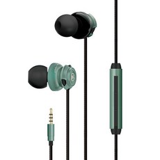 WK 내추럴 컬러링 인이어 이어폰, WI-330, 그린