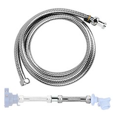 YNET 不鏽鋼專用洗衣機延長軟管 2m, 單一商品, 1個