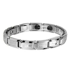 PGA TOUR 鍺健康手鍊鈦金屬貴族銀 M, 1個