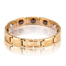 PGA TOUR 鍺健康手鍊鈦金貴族金 S, 1個