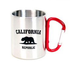 노마드캠핑 카라비너 머그컵 300ml, CALIFORNIA, 1개