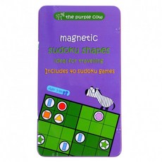 퍼플카우 마그네틱 수도쿠쉐입 보드게임, 혼합 색상, 1개