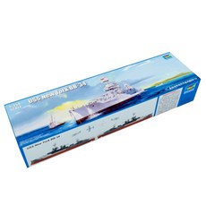Trumpeter 1:350美國海軍New York號戰列艦BB-34塑膠模型, 1個