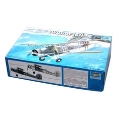 Trumpeter 1:32 영국 Fairey Swordfish MK 1 Type 뇌격기 프라모델, 1개