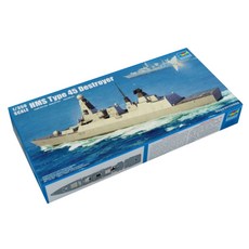 Trumpeter 1:350 HMS Navy 45 Type 영국 구축함 프라모델, 1개