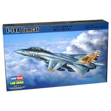 Hobby Boss 1:48 미국 F-14A TOMCAT 전투기 프라모델, 1개