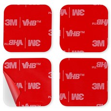 브이에이치비 쓰리엠 양면테이프 투명 30 x 30 mm, 4개