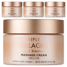 토니모리 트리플 콜라겐 토탈 텐션 마사지 크림, 200ml, 4개