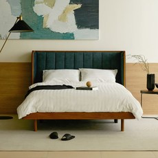 소노시즌 코지글로리 평상형 침대 프레임 방문설치, 딥그린