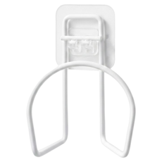 minono 米諾諾 不留痕安全帽架 貼片7.5 x 7.5 x 1.2cm 掛架8.5 x 8 x 12cm, 白色, 1個