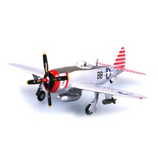Easy Model 1:72 P47D 미국 공군 86연합 527대대 완성품 프라모델, 1개