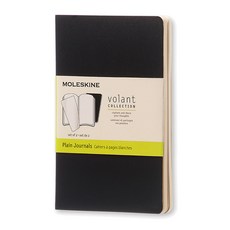 몰스킨 볼란트 저널 플레인 수첩 포켓 소프트, Black, 1개