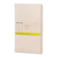 몰스킨 볼란트 저널 플레인 수첩 라지 소프트, White, 1개