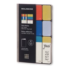 몰스킨 스티키노트 포켓 포스트잇, Full Colour, 1개