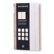 몰스킨 Pro 노트북 수첩 라지 하드, Aster Grey, 1개