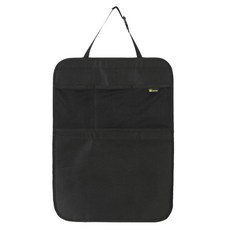 MomNest 汽車腳踢墊, 黑色, 1入