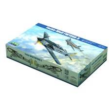 Hobby Boss 1:18 독일 FW190A 5 전투기 프라모델, 1개