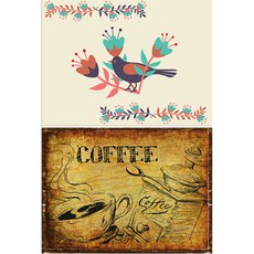 LoemDesign 矽膠餐墊 黑鳥 + 咖啡, 混合色, 385 x 285 mm, 厚度 1mm, 1個