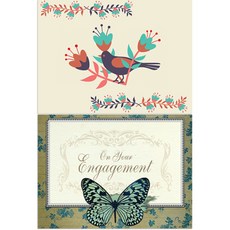 LoemDesign 矽膠餐墊 黑鳥 + 蝴蝶, 混合顏色, 385 x 285 mm, 厚度 1mm, 1個