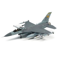 타미야 1/72 록히드 마틴 F-16CJ 블록 50 파이팅 팰콘 완전 무장 버전 프라모델 전투기, 1개