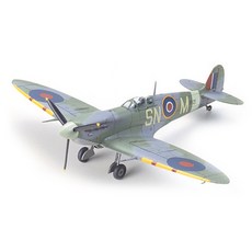 타미야 1/72 슈퍼마린 스핏파이어 Mk Vb/Mk Vb Trop 프라모델 전투기, 1개