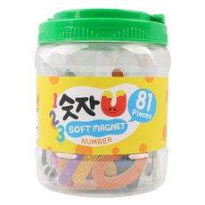 Magnetopia 柔軟數字磁鐵, 81件, 1個