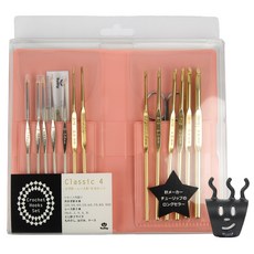 Tulip 經典Mosako針白+針織圈, 1套