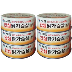 사조 안심 훈제 닭가슴살, 135g, 6개