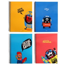 영아트 몬스터 무선 연습장 4p, 랜덤 발송, 1세트