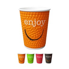 원타임팩 2중 하이엠보 단열 파티 종이컵 12온즈 랜덤 발송, 720개입, 1개