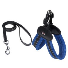 핑크망고 큐티펫 반려견 외출 하네스세트 S, B, 1개